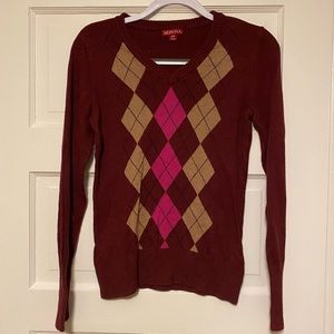 Merona maroon sweater